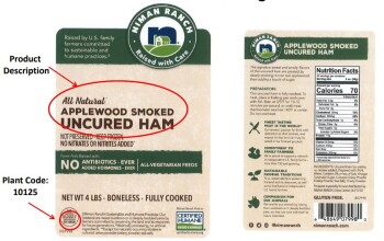食品召回 Alexander & Hornung fully cooked ham & pepperoni products- recalled due to listeria *Update* Decembe... 照片 #6