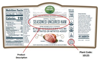 食品召回 Alexander & Hornung fully cooked ham & pepperoni products- recalled due to listeria *Update* Decembe... 照片 #8