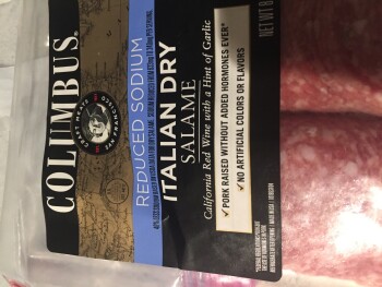 Verbraucherbewertung – Lebensmittelsicherheit Trader Joe's, Yorba Linda Boulevard, Yorba Linda, CA, USA Columbus reduced sodium sliced Italian dry... Foto #2