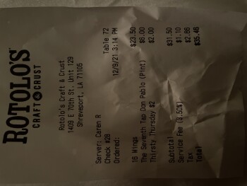 Rotolo's Craft & Crust, East 70th Street, Shreveport, LA, USA photo #1