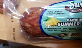 Consumer Food Safety Report Hawaiian Style Summer Sausage - Health Alert due to Extraneous Materials The FSIS is issuing a publi... photo #2