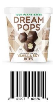 نذكر الطعام Dream Pops Bites - recalled due to may contain undeclared milk Dream Pops is voluntarily recalling s... صورة فوتوغرافية #1
