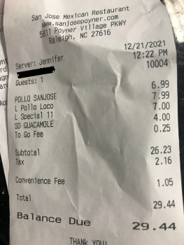 San Jose Mexican Restaurant, Poyner Village Parkway, Raleigh, NC, USA foto #1