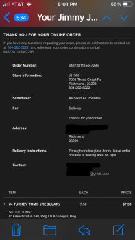 Jimmy John's, Three Chopt Road, Richmond, VA, USA photo #1