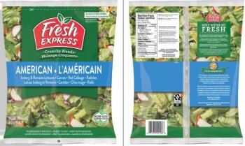 Food Recall Fresh Express brand salad products - recalled due to Listeria monocytogenes The food recall warning... Foto #2