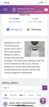 消费者评论 - 食品安全 Jimmy John's, South Yale Avenue, Tulsa, OK, USA Giant Turkey tom 照片 #2