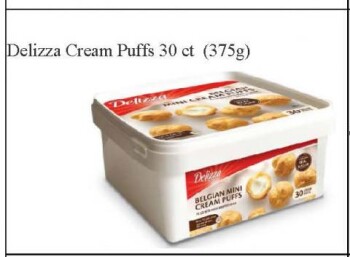 Food Recall Delizza Cream Puffs - recalled due to presence of small metal fragements Poppies International, Inc.... photo #3