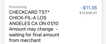 Avaliação do consumidor - Segurança alimentar Chick-fil-A, Terminal 1, 1 World Way, Los Angeles, CA 90045, USA It happened on my flight way back t... foto #1
