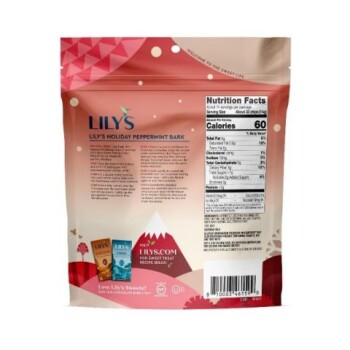 نذكر الطعام Lily’s Sweets Peppermint Flavor Baking Chips - recalled due to undeclared allergen Lily’s Sweets, is... صورة فوتوغرافية #2