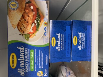 Turkey burgers frozen patties, Walmart Supercenter, U.S. 287, Lafayette, Colorado, USA Foto #1