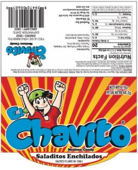 Food Recall El Chavito Saladitos products - recalled due to potential lead contamination EL CHAVITO, INC. is rec... Foto #3