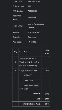 McDonald's, Brackley Road, Towcester, UK Foto #1