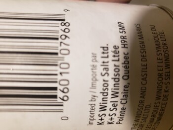 Verbraucherbewertung – Lebensmittelsicherheit Windsor Sea Salt, Real Canadian Superstore, 2132 McPhillips St, Winnipeg, MB, Canada It salt poisoni... Foto #1