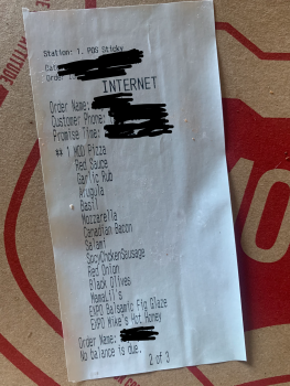 消费者评论 - 食品安全 MOD Pizza, Pacific Crest Place, Silverdale, WA, USA Ordered it with a few meats and a bunch of veggi... 照片 #2