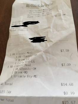 Arby's, Huffman Mill Road, Burlington, NC, USA photo #1