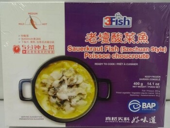 Food Recall 3Fish Sauerkraut Fish and Tilapia Soup - recalled due to undeclared milk Frobisher International Ent... photo #1