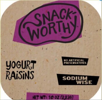 Reclame de Alimentos Lehi Valley Trading Company Yogurt Raisins - recalled due to undeclared peanuts In cooperation with... foto #1