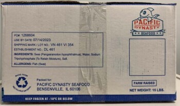 Food Recall PACIFIC DYNASTY SWAI FILLETS - recalled due to import without benefit of reinspection The FSIS annou... photo #4