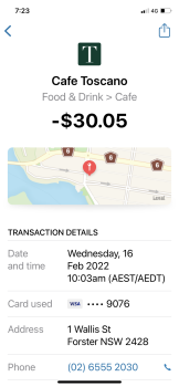 Cafe Toscano, Wallis Street, Forster NSW, Australia 照片 #1