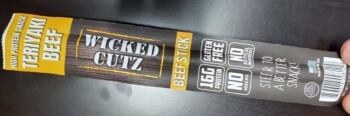 食品召回 High Protein Snack Teriyaki Beef Wicked Cutz Beef Stick - recalled due to misbranding The FSIS annou... 照片 #1