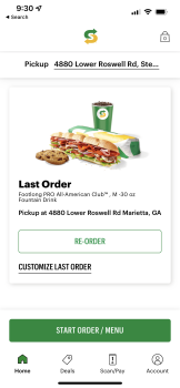 Subway, Lower Roswell Road, Marietta, GA, USA 照片 #1