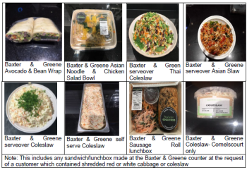 Food Recall Products Containing Shredded Cabbages or Carrots  - recalled due to Listeria The FSAI announced the... photo #2
