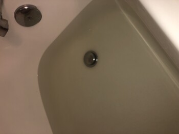 Our water has an chemical smell to it....It has a yellow color to it, instead of being clear!!! photo #1