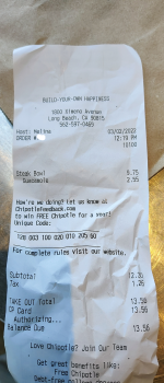 Chipotle Mexican Grill, 1800 Ximeno Avenue, Long Beach, CA, USA photo #1