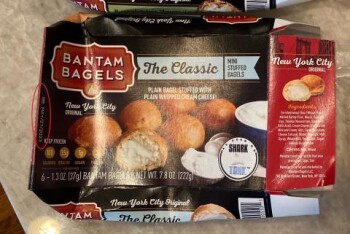 Rappel d'aliments Bantam Classic Stuffed Bagels with Cream Cheese - recalled due to Undeclared eggs Damascus Bakery OP... photo #1
