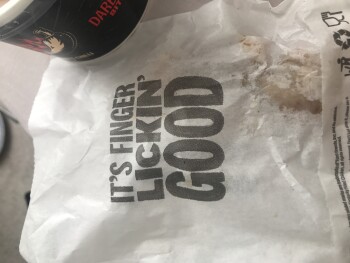 Consumer Review - Food Safety KFC Croydon, Church Street, Croydon, UK Ate this last night and woke up out my sleep vomiting red. A... photo #2