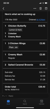 Avis du consommateur - Sécurité alimentaire Nando's Kingston upon Thames, High Street, Kingston upon Thames, UK Today, Chicken The chicken was p... photo #1