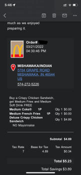 McDonald's, Grape Road, Mishawaka, IN, USA foto #1