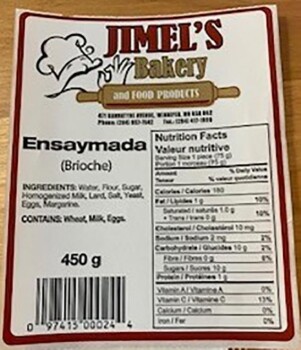 Reclame de Alimentos Jimel’s Bakery Baked goods - recalled due to possible Salmonella contamination Jimel's Bakery and Fo... foto #4