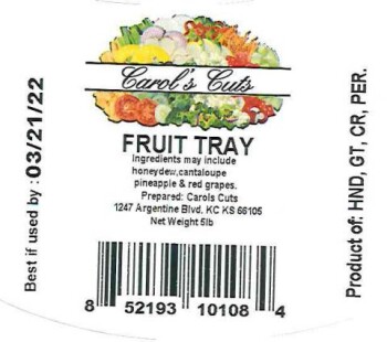 Food Recall Carol's Cuts Fruit Trays Containing Cantaloupe - recalled due to Salmonella Liberty Fruit Company, I... photo #5