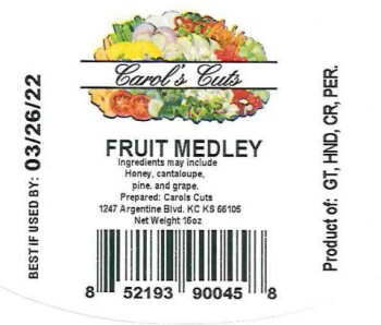 Food Recall Carol's Cuts Fruit Trays Containing Cantaloupe - recalled due to Salmonella Liberty Fruit Company, I... photo #6