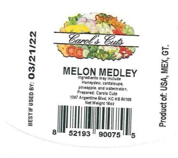Food Recall Carol's Cuts Fruit Trays Containing Cantaloupe - recalled due to Salmonella Liberty Fruit Company, I... photo #8