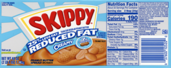 Reclame de Alimentos Skippy Reduced Fat Creamy and Chunky Peanut Butter - recalled due to extraneous material Skippy Food... foto #1