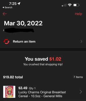Avis du consommateur - Sécurité alimentaire Target, South Street, Cerritos, CA, USA My son eats the lucky charms cereal  I have photos of the ce... photo #2