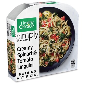 Healthy Choice Creamy Spinach and linguine pasta, Walmart Neighborhood Market, Forest Road, Forest, VA, USA foto #1