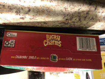 Consumer Review - Food Safety Lucky Charms, Target, 1600 Saratoga Ave, San Jose, CA 95129, United States I just seen the story abo... photo #4