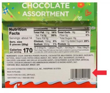 Reclame de Alimentos Kinder products - recalled due to Salmonella Ferrero U.S.A., Inc. of Parsippany, New Jersey is volun... foto #1
