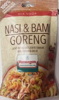 Food Recall Verstegen "Mix Voor Nasi & Bami Goreng" - recalled due to Salmonella Global Reach Confections & More... Foto #2