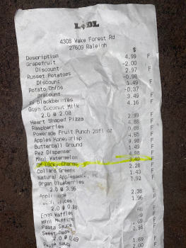 Consumer Review - Food Safety Lucky Charms, Food Lion, Louisburg Road, Raleigh, NC, USA Hello , I’ve been trying to figure out . W... photo #3