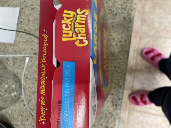 Consumer Review - Food Safety Lucky Charms, Aldi, Middletown, DE, USA Lucky Charms for breakfast, It happened This morning  photo #1