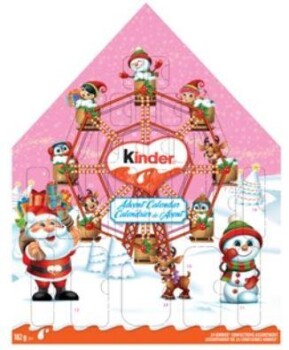 Reclame de Alimentos Certain Kinder brand chocolate products recalled due to possible Salmonella Ferrero Canada Ltd. is r... foto #2