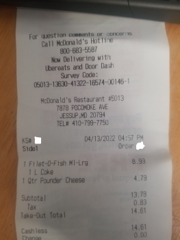 McDonald's, 7878 Pocomoke Avenue, Jessup, MD, USA photo #1