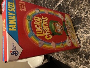 Consumer Review - Food Safety Lucky Charms Cereal, Walmart, Chicago, IL, USA Horribly stomach cramping and diarrhea.  I ate lucky... photo #1