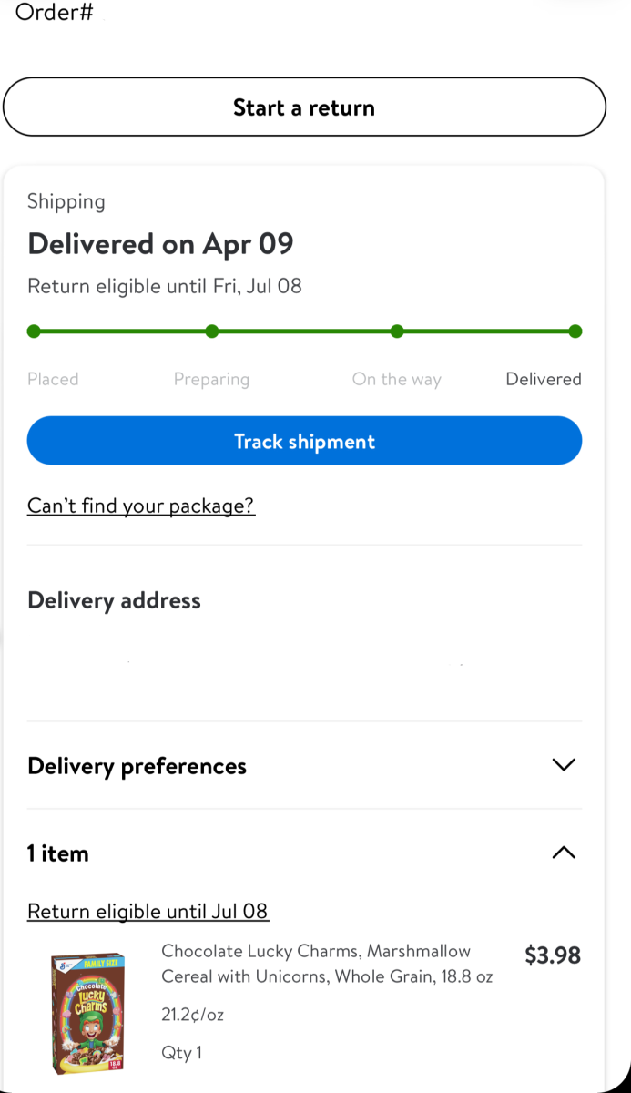 Food Safety Report Lucky Charms, Walmart, East Lansdowne, PA, USA. Read more & report your case.