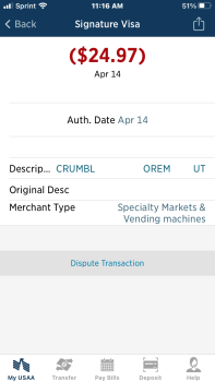 Verbraucherbewertung – Lebensmittelsicherheit Crumbl Cookies - Oro Valley, North Oracle Road, Oro Valley, AZ, USA All 3 family members had severe... Foto #2