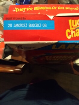 Consumer Review - Food Safety Lucky Charms, Walmart, San Antonio, TX, USA About a week ago, It was my daughter's first time trying... photo #1